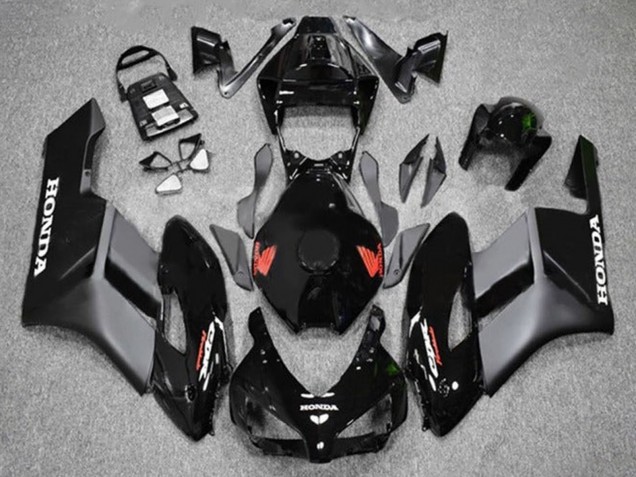 2004-2005 Honda CBR1000RR Motorcycle Fairings - Glossy Black Matte Black Red UK
