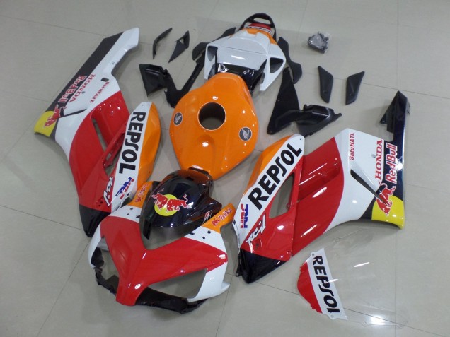 2004-2005 Honda CBR1000RR Motorcycle Fairings - Orange White Red Glossy Black Repsol Red Bull HRC UK