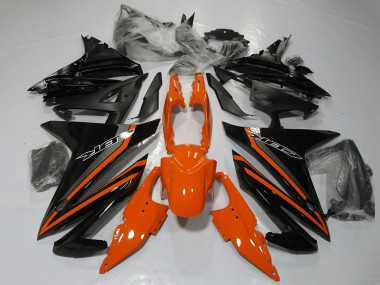 Best 2013-2015 Honda CBR500R Motorcycle Fairings - Orange Grey Glossy Black UK