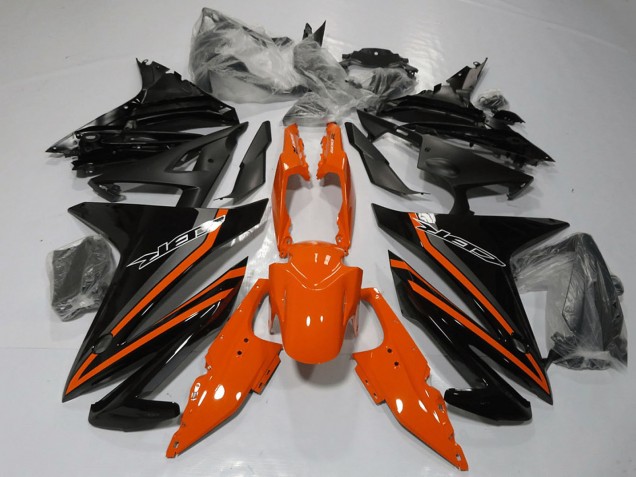 2016-2018 Honda CBR500R Motorcycle Fairings - Orange Grey Glossy Black UK