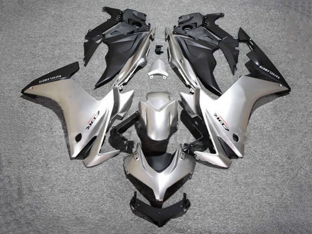 2013-2015 Honda CBR500R Motorcycle Fairings - Silver Matte Black UK
