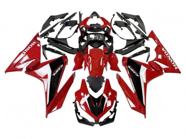 2019-2021 Honda CBR500R Motorcycle Fairing - Red White Black UK