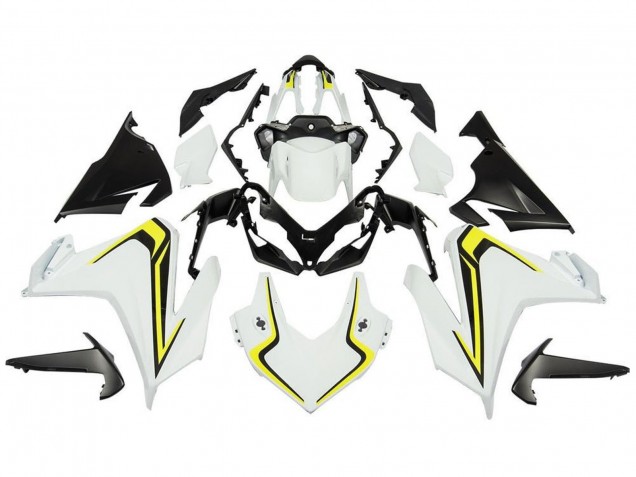 2019-2021 Honda CBR500R Motorcycle Fairings - White Yellow Black UK