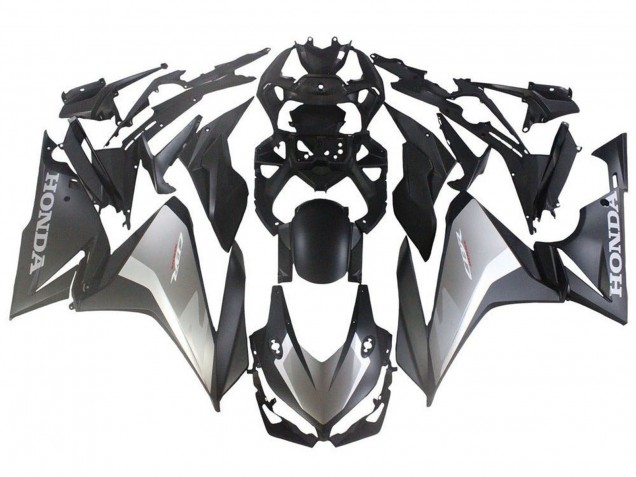 2019-2021 Honda CBR500R Motorcycle Fairings - Silver Matte Black UK