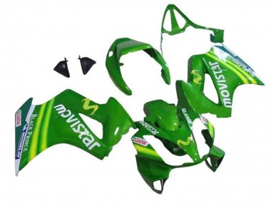 Best 2002-2013 Honda VFR 800 Motorcycle Fairings - Green MoviStar Castrol UK