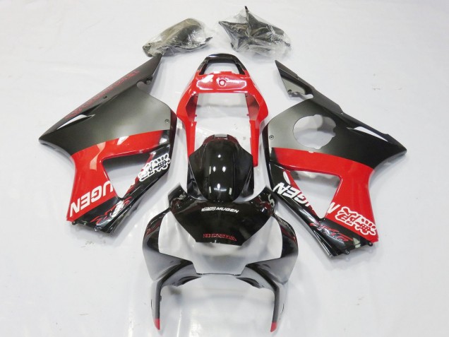 2002-2003 Honda CBR900RR 954 Motorcycle Fairings - Grey Red Glossy Black Mugen UK