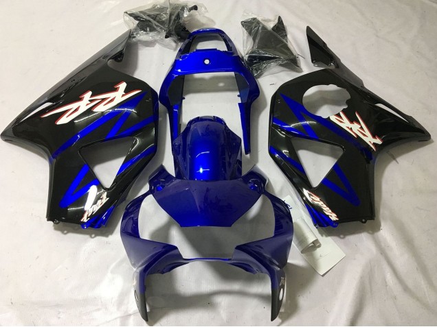 2002-2003 Honda CBR900RR 954 Motorcycle Fairings - Blue Glossy Black UK
