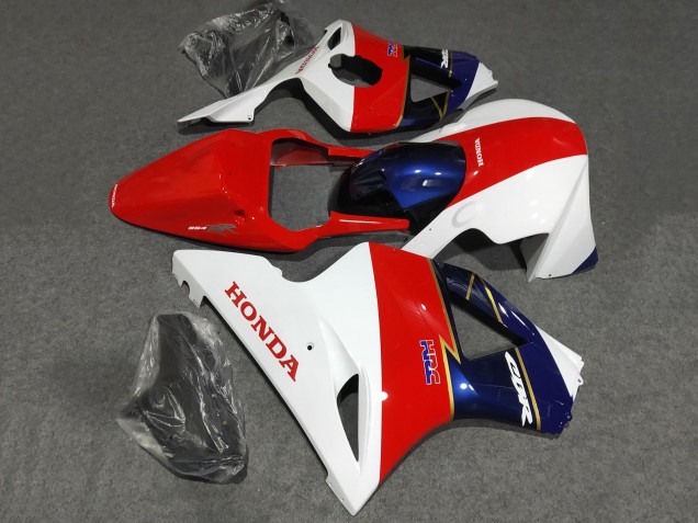 2002-2003 Honda CBR900RR 954 Motorcycle Fairings - White Red Blue Racing UK