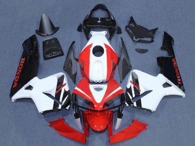Best 2005-2006 Honda CBR600RR Motorcycle Fairings - Black White Red UK