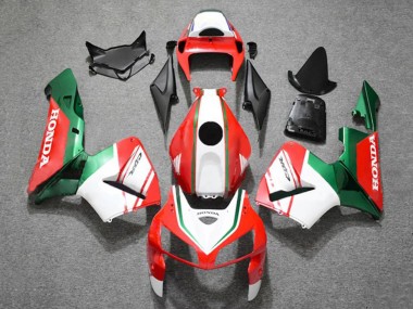 Best 2005-2006 Honda CBR600RR Motorcycle Fairings - Matte Red White Green UK