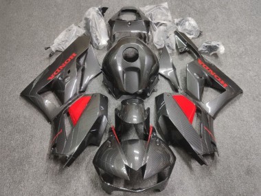 Best 2013-2023 Honda CBR600RR Motorcycle Fairings - Faux Carbon Fiber Red UK