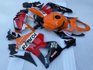 Best 2013-2023 Honda CBR600RR Motorcycle Fairing - Orange White Red Glossy Black Repsol UK