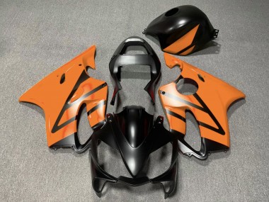 Best 2001-2003 Honda CBR600 F4i Motorcycle Fairings - Orange Matte Black UK