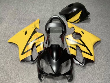 Best 2001-2003 Honda CBR600 F4i Motorcycle Fairings - Yellow Matte Black UK