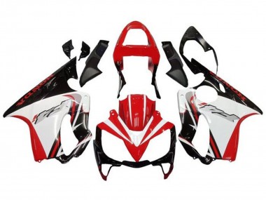 Best 2001-2003 Honda CBR600 F4i Motorcycle Fairings - White Red Glossy Black UK