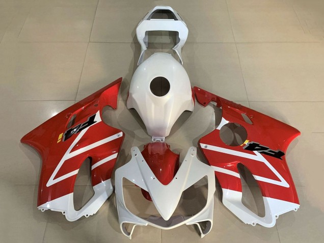 2001-2003 Honda CBR600 F4i Motorcycle Fairings - White Red UK