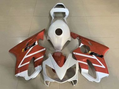 Best 2001-2003 Honda CBR600 F4i Motorcycle Fairings - White Orange UK