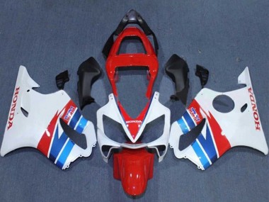 Best 2001-2003 Honda CBR600 F4i Motorcycle Fairings - White Red Blue UK