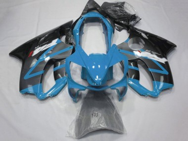 Best 2004-2007 Honda CBR600 F4i Motorcycle Fairings - Light Blue Grey Glossy Black UK