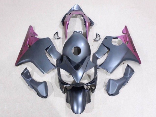 2004-2007 Honda CBR600 F4i Motorcycle Fairings - Matte Grey Light Purple UK