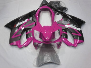 Best 2004-2007 Honda CBR600 F4i Motorcycle Fairings - Pink Grey Glossy Black UK