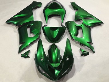 Best 2005-2006 Kawasaki ZX6R Motorcycle Fairings - Candy Green UK