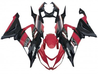 Best 2013-2018 Kawasaki ZX6R Motorcycle Fairings - Red Black White UK