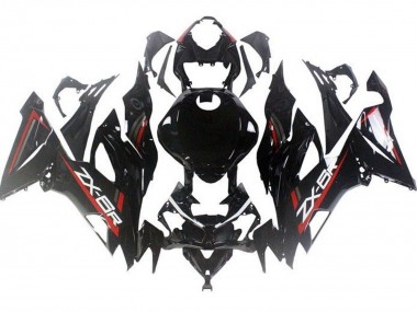 Best 2019-2022 Kawasaki ZX6R Motorcycle Fairings - Glossy Black Red UK