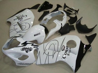 Best 1996-2007 Suzuki GSXR1000 Motorcycle Fairings - White Black Corona Tribal UK