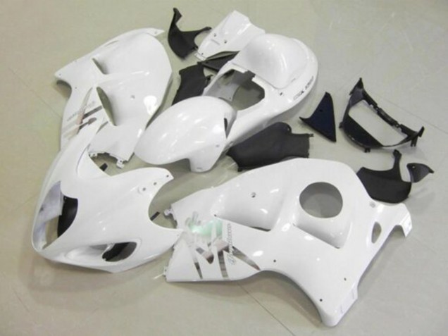 1996-2007 Suzuki GSXR 1300 Hayabusa Motorcycle Fairings - White Chrome UK