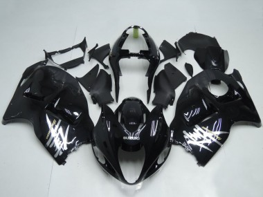 Best 1996-2007 Suzuki GSXR1000 Motorcycle Fairings - Glossy Black White Decal UK