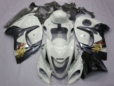 Best 2008-2020 White Grey Gold Black Suzuki GSXR 1300 Hayabusa Motorcycle Fairings UK