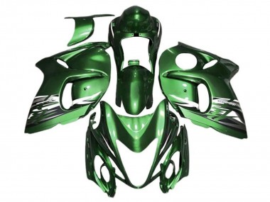 Best 2008-2020 Green Silver White Suzuki GSXR 1300 Hayabusa Motorcycle Fairings UK