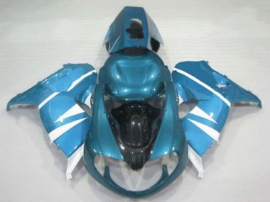 Best 1998-2003 Suzuki TL1000R Motorcycle Fairings - Light Blue White Black UK