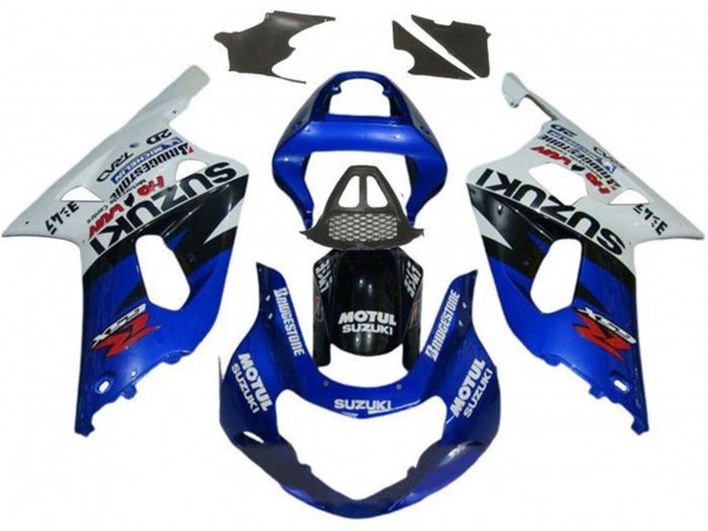 2000-2002 Suzuki GSXR1000 Motorcycle Fairings - White Red Blue Black Red UK