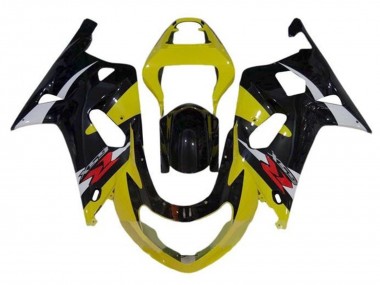 Best 2000-2002 Suzuki GSXR1000 Motorcycle Fairings - Yellow Silver Glossy Black Red UK