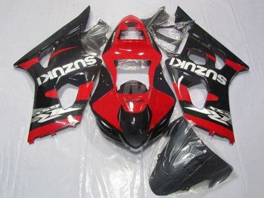 Best 2003-2004 Suzuki GSXR 1000 Motorcycle Fairings - Red Black Silver UK