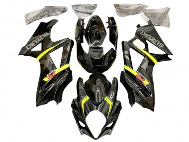 Best 2005-2006 Suzuki GSXR 1000 Motorcycle Fairings - Black Yellow Grey UK
