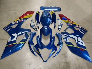 Best 2005-2006 Suzuki GSXR 1000 Motorcycle Fairings - Blue White Yellow Red UK