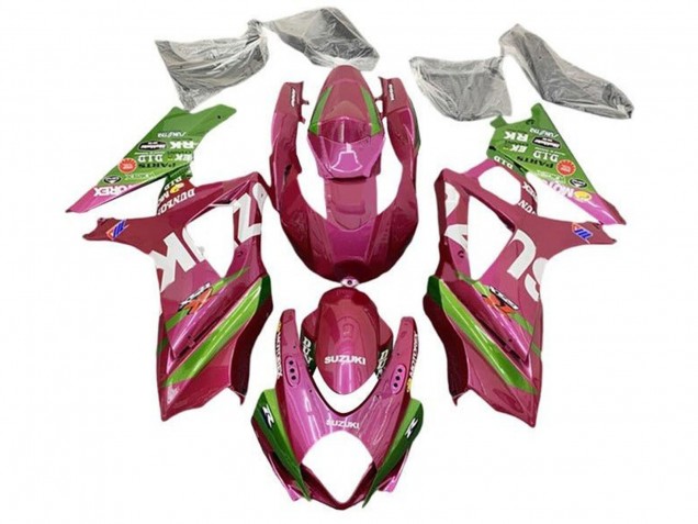 2005-2006 Suzuki GSXR 1000 Motorcycle Fairings - Pink Green UK
