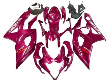 Best 2005-2006 Suzuki GSXR 1000 Motorcycle Fairings - Red Magenta UK