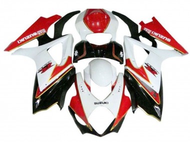 Best 2005-2006 Suzuki GSXR 1000 Motorcycle Fairings - White Red Black Gold UK