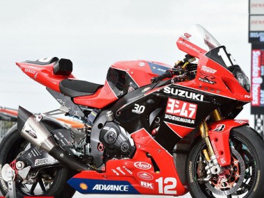 Best 2017-2024 Suzuki GSXR1000 Motorcycle Fairings - Red Black White Yoshimura UK
