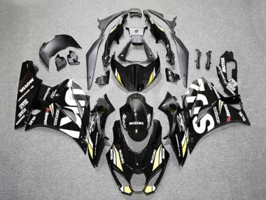 Best 2017-2024 Suzuki GSXR1000 Motorcycle Fairings - Black White Yellow UK