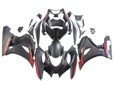 Best 2017-2024 Suzuki GSXR1000 Motorcycle Fairings - Matte Black Matte Red UK
