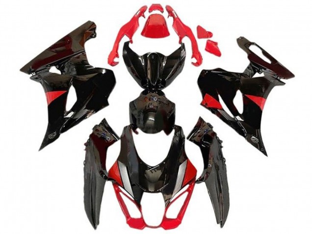 2017-2024 Suzuki GSXR1000 Motorcycle Fairings - Black Red Grey UK