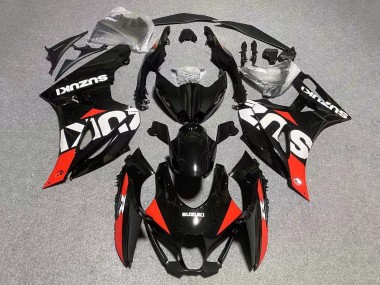 Best 2017-2024 Suzuki GSXR1000 Motorcycle Fairings - Black Red White UK