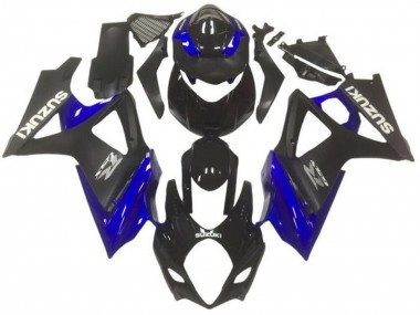 Best 2007-2008 Suzuki GSXR 1000 Motorcycle Fairings - Glossy Black Matte Black Blue Grey UK