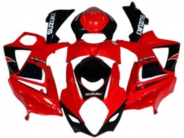 Best 2007-2008 Suzuki GSXR 1000 Motorcycle Fairings - Red Black White Decal UK
