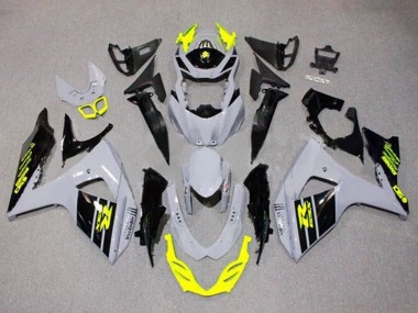 Best 2009-2016 Suzuki GSXR 1000 Motorcycle Fairings - Grey Neon Yellow Black UK